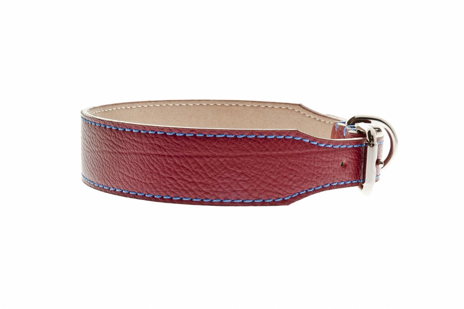 Ferribiella аксессуары  Кожаный ошейник Альберто розовый 3,8X45-55 см (COLLARE PELLE ALBERTO 3,8X45-55CM ROSSO) CE120-R 0,300 кг 47242