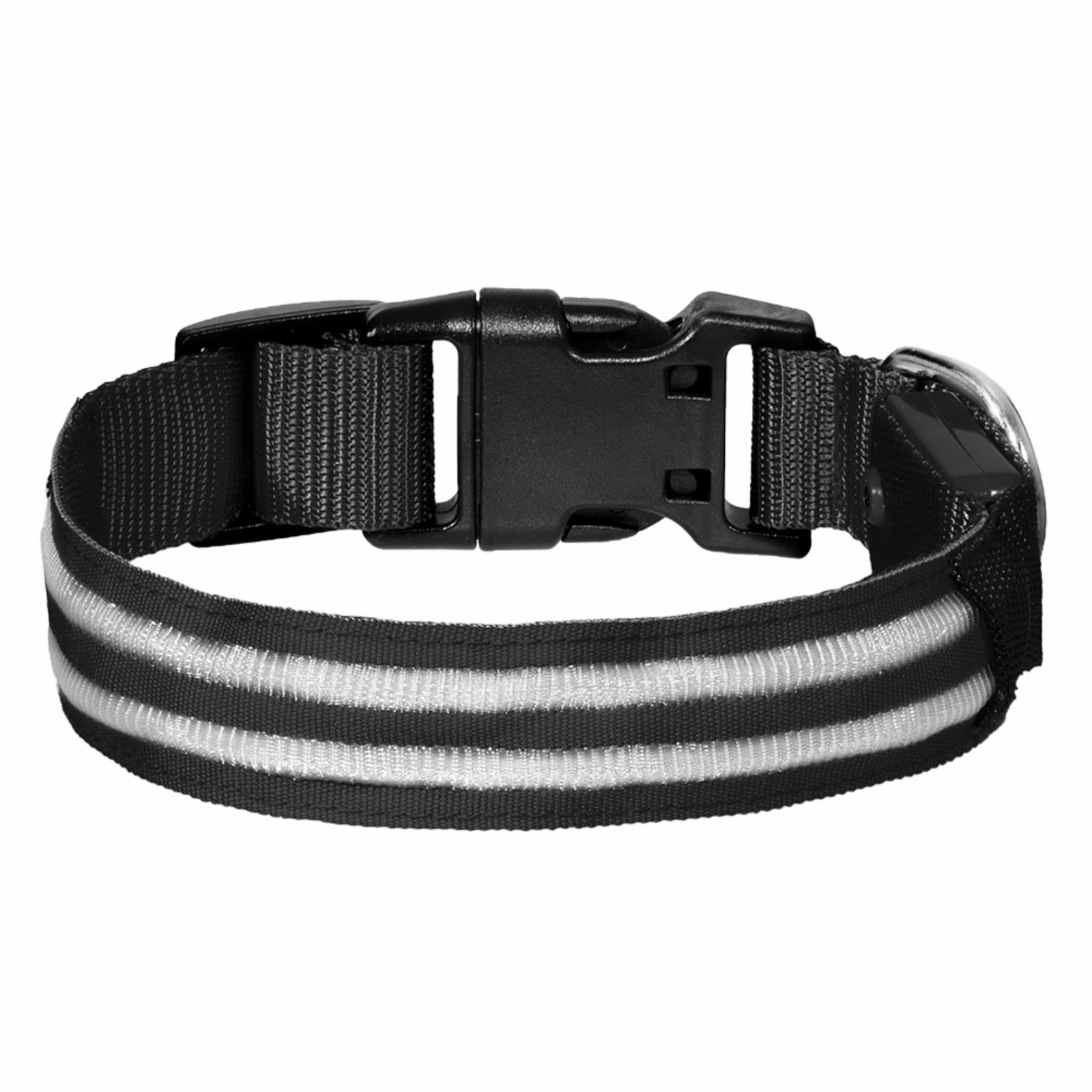 Tappi амуниция Светодиодный ошейник Конти чёрный размер L 2,5x60см 88кит09 0.200 кг 51345