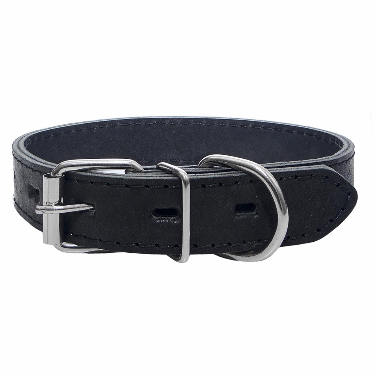 Yami Yami амуниция Ошейник кожаный черный Бэйз 2 слоя 30мм 35-45см 23230черн 99ред99 23230черн 0.104 кг 55927