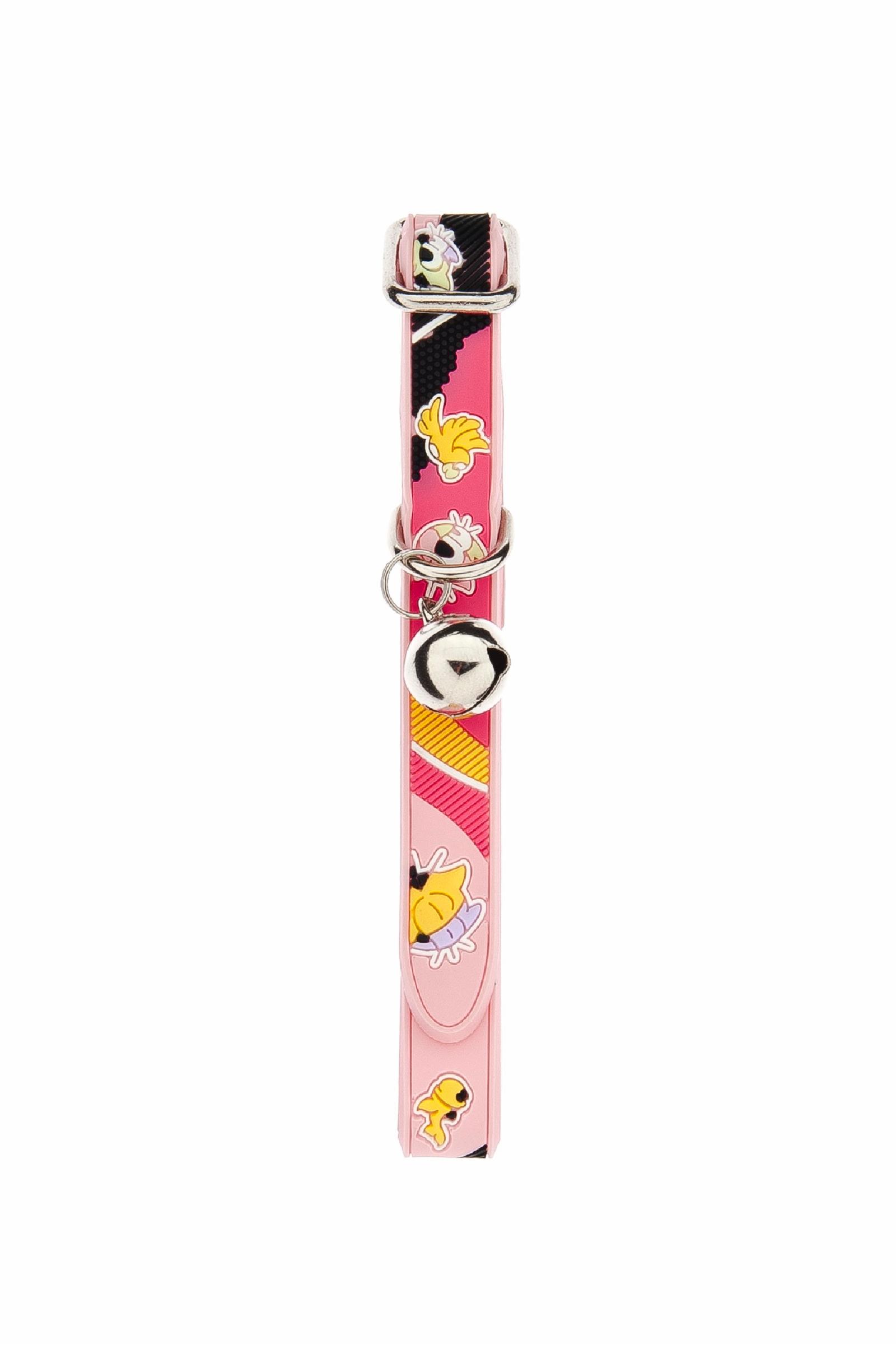 Ferribiella аксессуары Резиновый ошейник для кошек 1,2х30см розовый RUBBER CAT COLLAR 1,2X30CM PINK HI434-RA 0,100 кг 60349