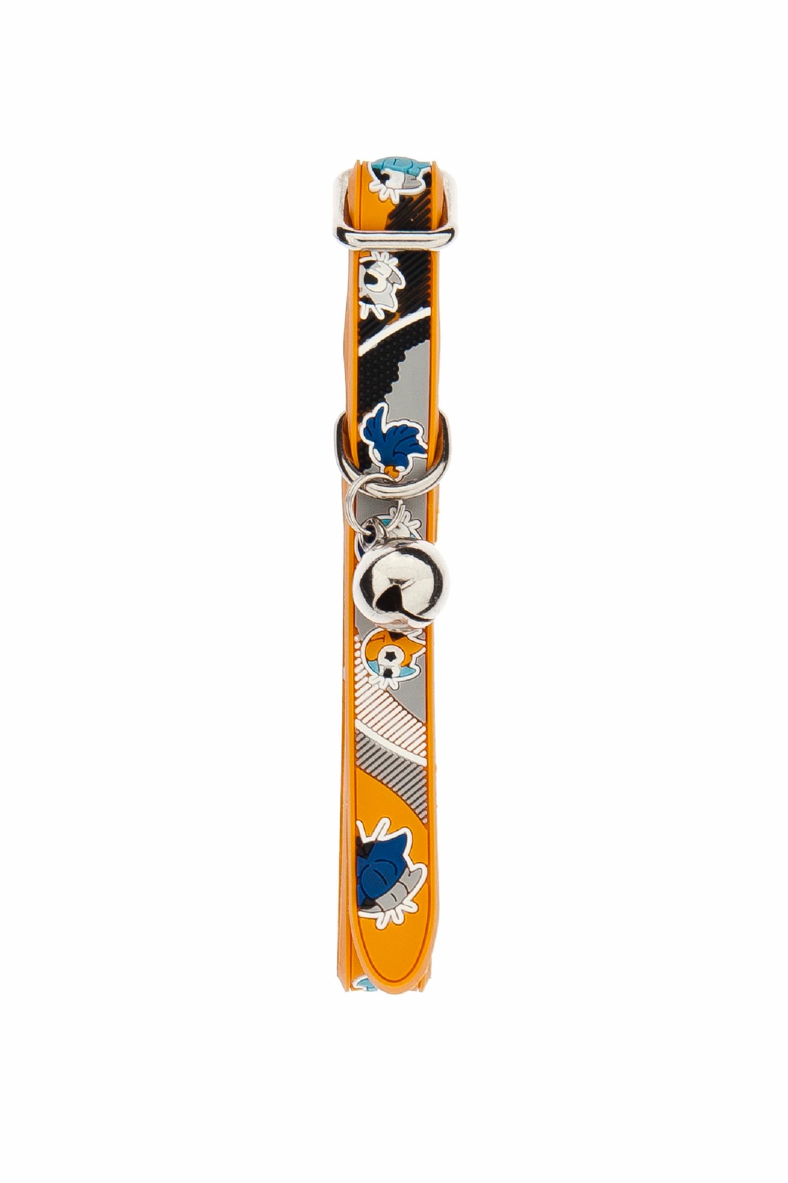 Ferribiella аксессуары Резиновый ошейник для кошек 1,2х30см оранжевый RUBBER CAT COLLAR 1,2X30CM ORANGE HI434-AR 0,100 кг 60345
