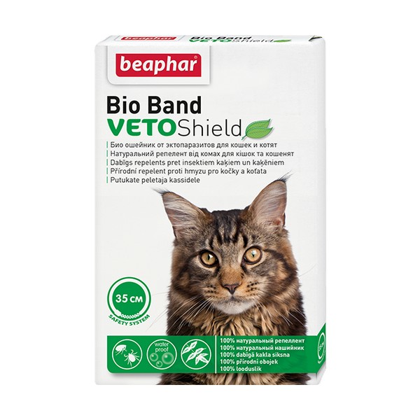 Beaphar Ошейник от насекомых для кошек и котят (Bio) 35см  0,045 кг 26004