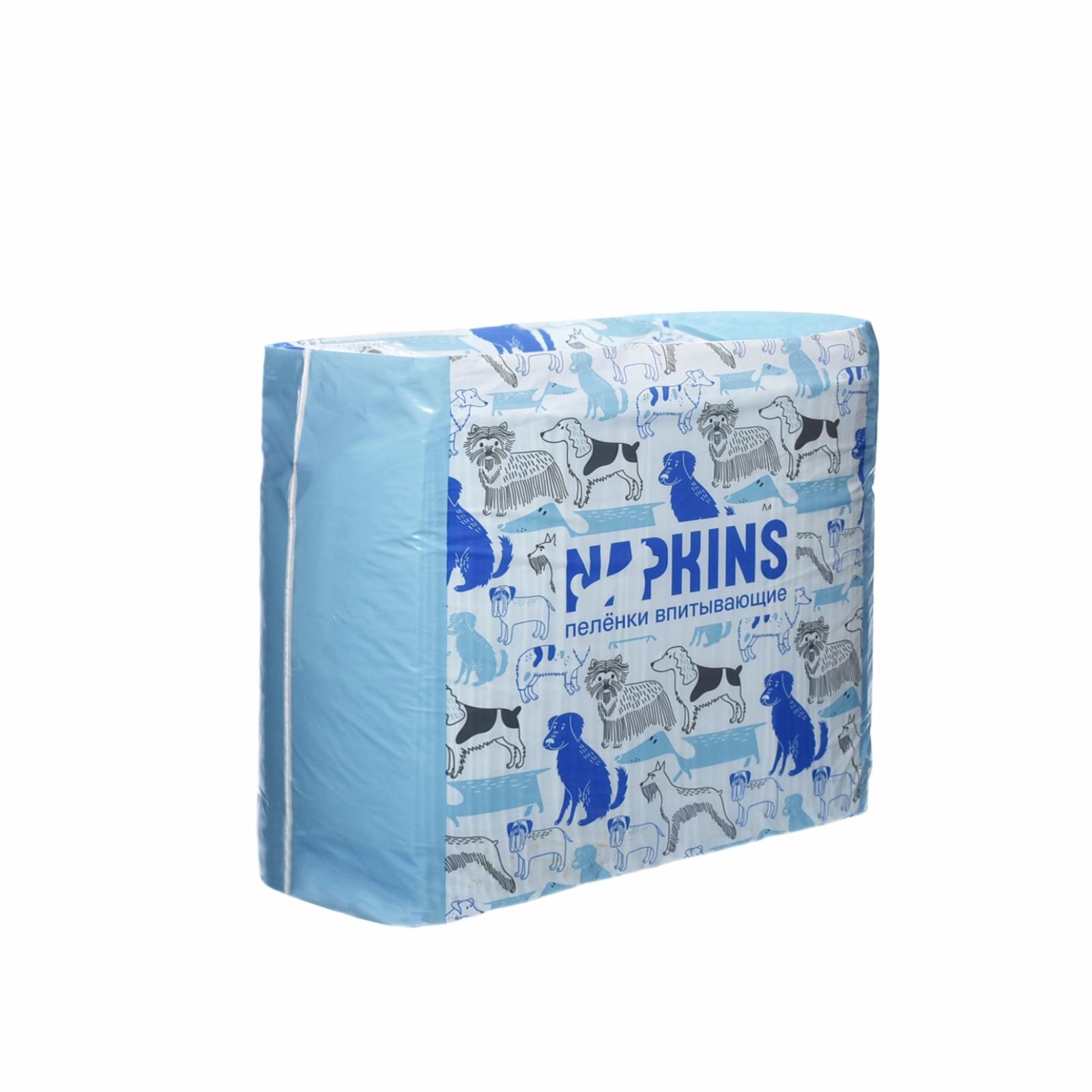 NAPKINS пеленки Впитывающие пеленки для собак (гелевые) 60*40 5шт. 13не23 0.100 кг 33594