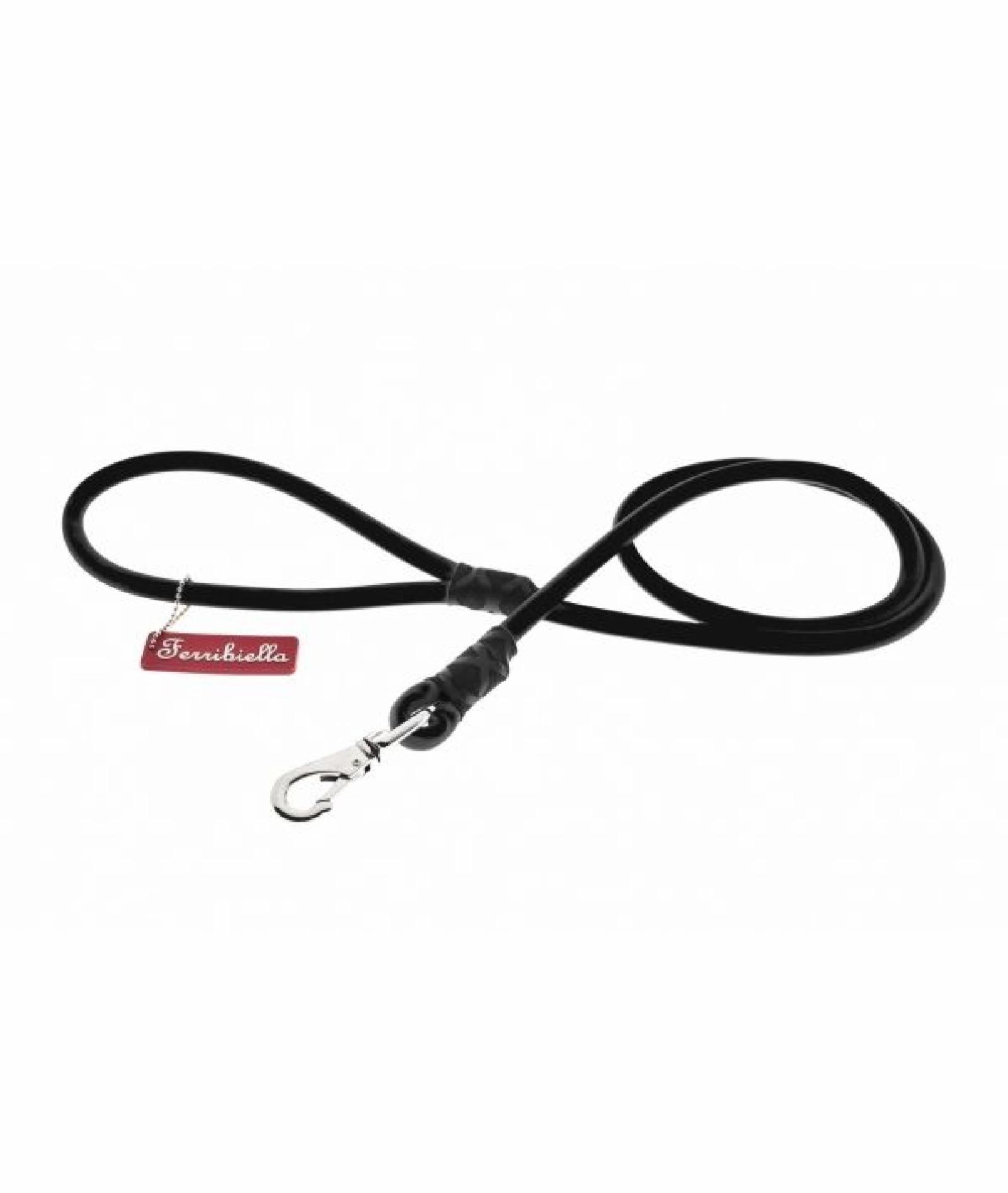 Ferribiella аксессуары  Силиконовый поводок черный 1см X1,65м (GUINZ.+COLLARE FUN SILICONE 1X165CM NERO) HI724-N 0,300 кг 47250