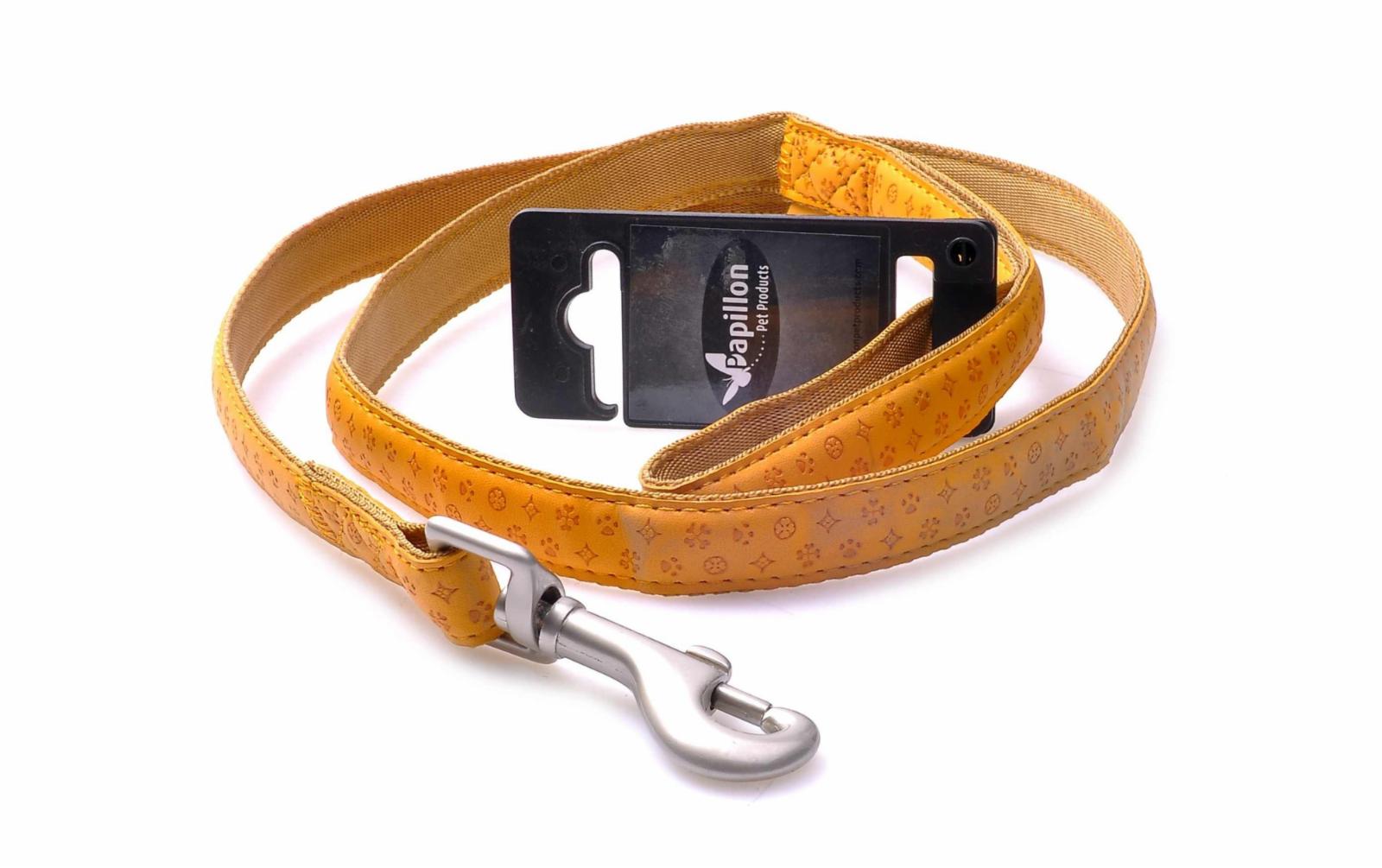 Papillon  Поводок искусственная кожа 25мм-120см коричневый (Lead 25 mm x 120 cm Mac Leather colour brown) 170388 0,080 кг 18549.25