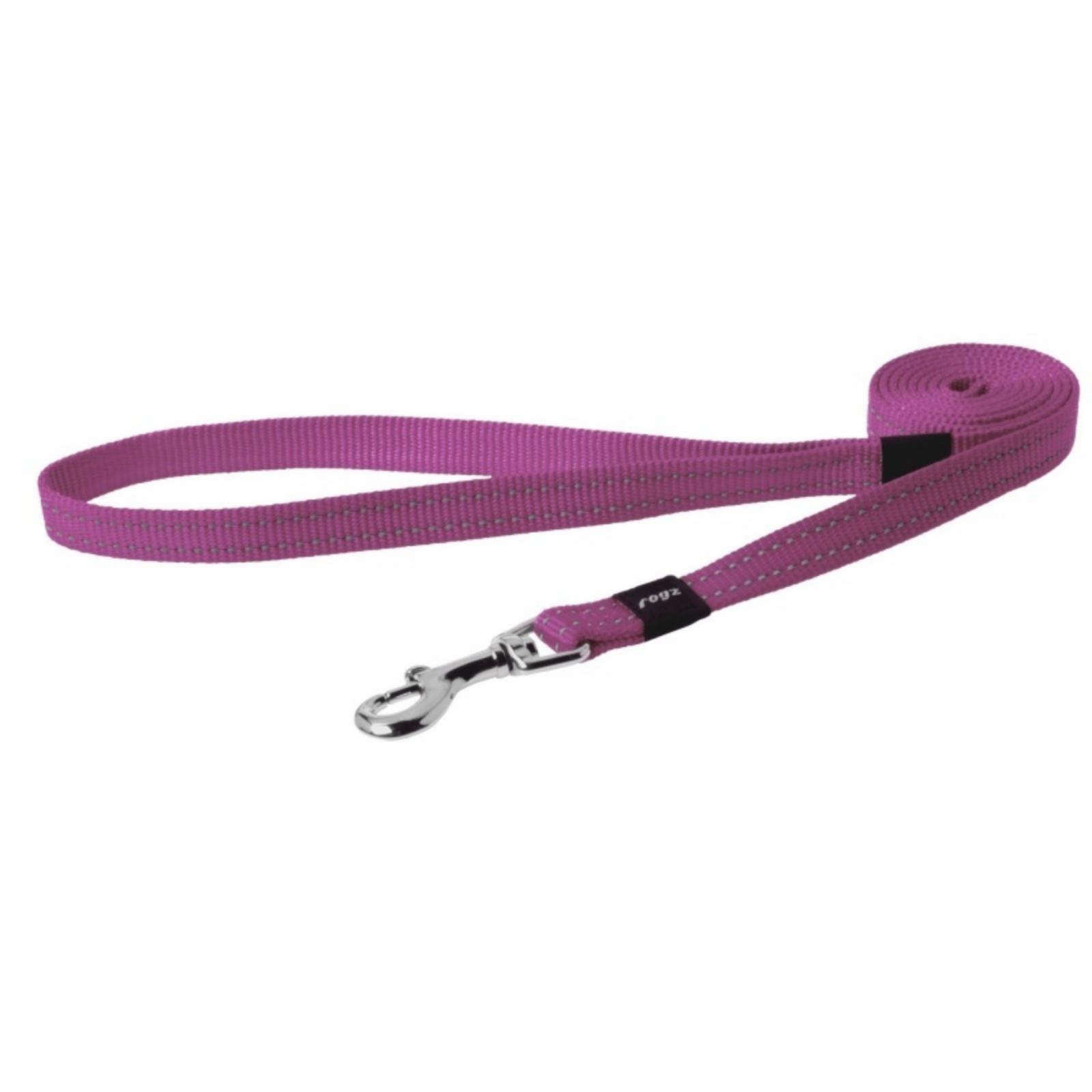 Rogz  Удлиненный поводок серия Utility размер L ширина 2 см длина 1,8м розовый (FIXED LONG LEAD) HLL06K HLL06K 0.15 кг 47683