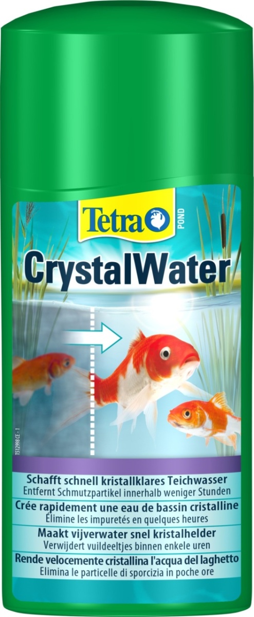 Препарат Tetra Pond CrystalWater 500 мл, для обеспечения прозрачности прудовой воды