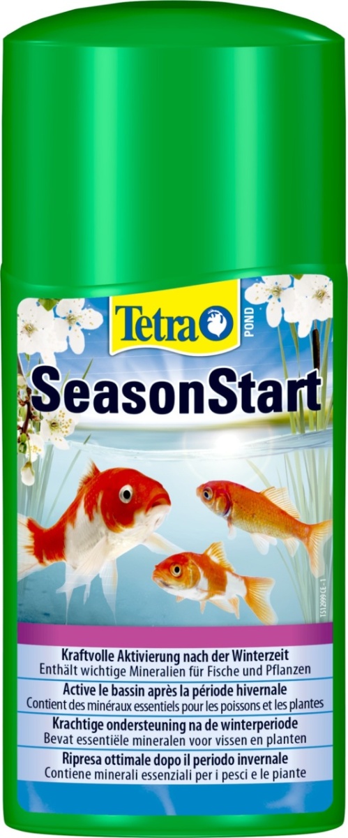 Препарат Tetra Pond SeasonStart 250 мл, обеспечивает оптимальное начало сезона для пруда