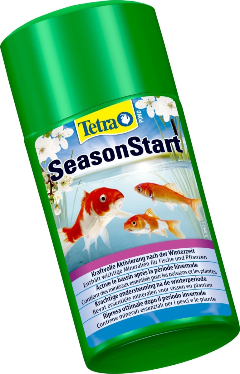 Препарат Tetra Pond SeasonStart 250 мл, обеспечивает оптимальное начало сезона для пруда
