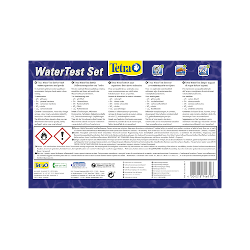 Комплект тестов Tetra WaterTest Set, для определения  5 параметров: PH,GH,KH,CO2,NO2