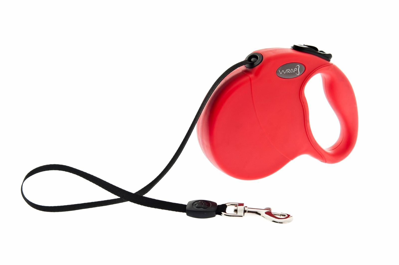 Ferribiella аксессуары Рулетка-ремень для собак до 50кг 5м красная WRAP EXTENDABLE LEASH L 5MT-50KG RED WRAP4-R 0,500 кг 60343
