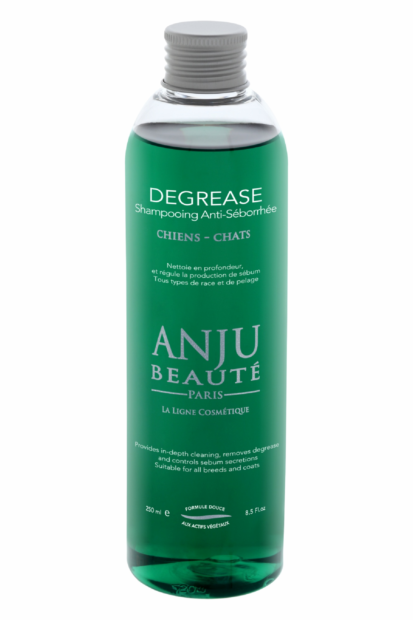 Anju Beaute Шампунь Супер-Очищайющий: белая крапива - 1й шаг груммера (Degrease Shampooing) 1:5 (AN54) AN54 5.200 кг 50370