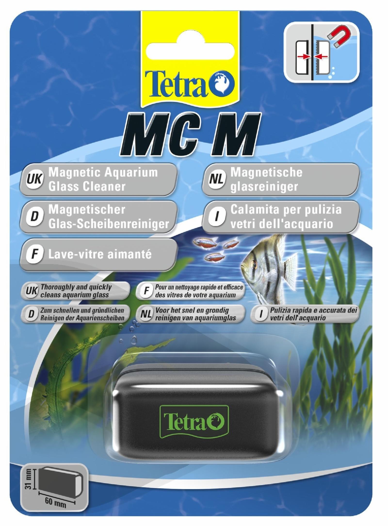 Tetra (оборудование)  Магнитный стеклоочиститель для аквариумов MC Magnet Cleaner M 239302 0,095 кг 36368