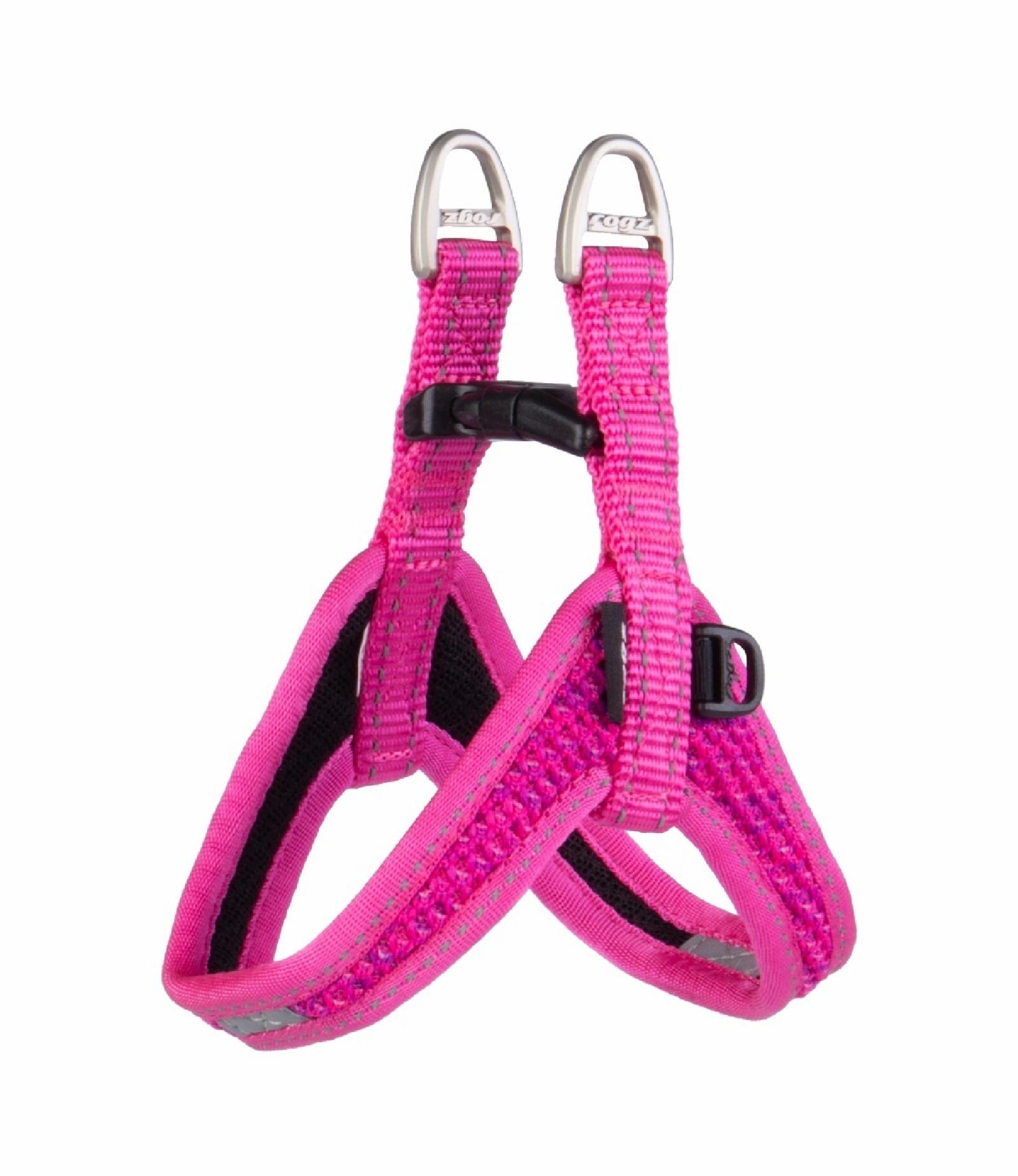 Rogz  Шлейка разъемная серия Utility размер M (обхват 52 см) ширина 2 см розовый (FAST- FIT HARNESS) SJQ52K SJQ52K 0.1 кг 34469