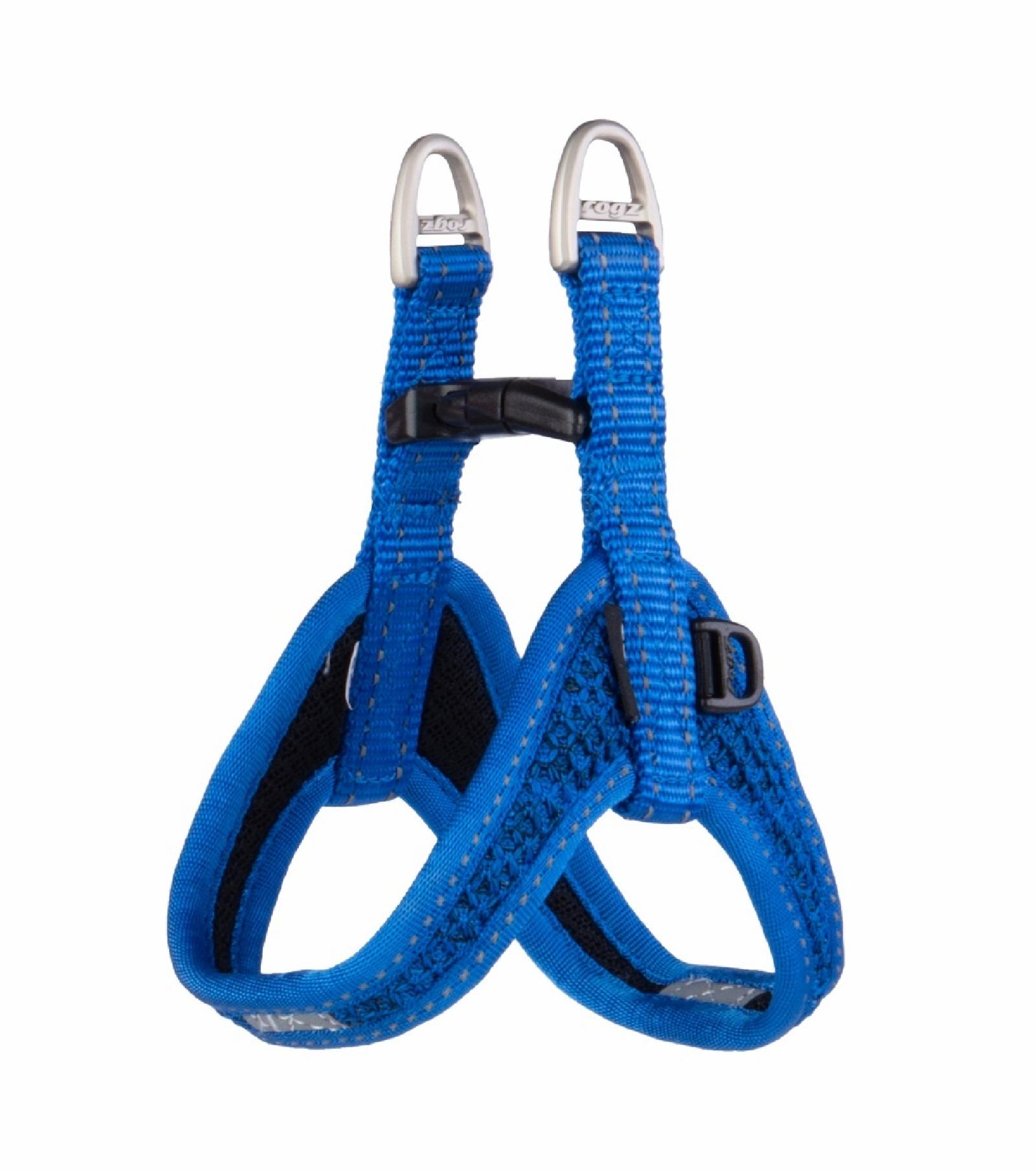 Rogz  Шлейка разъемная серия Utility размер ML (обхват 58 см) ширина 2 см синий (FAST- FIT HARNESS) SJQ58B SJQ58B 0.1 кг 34471