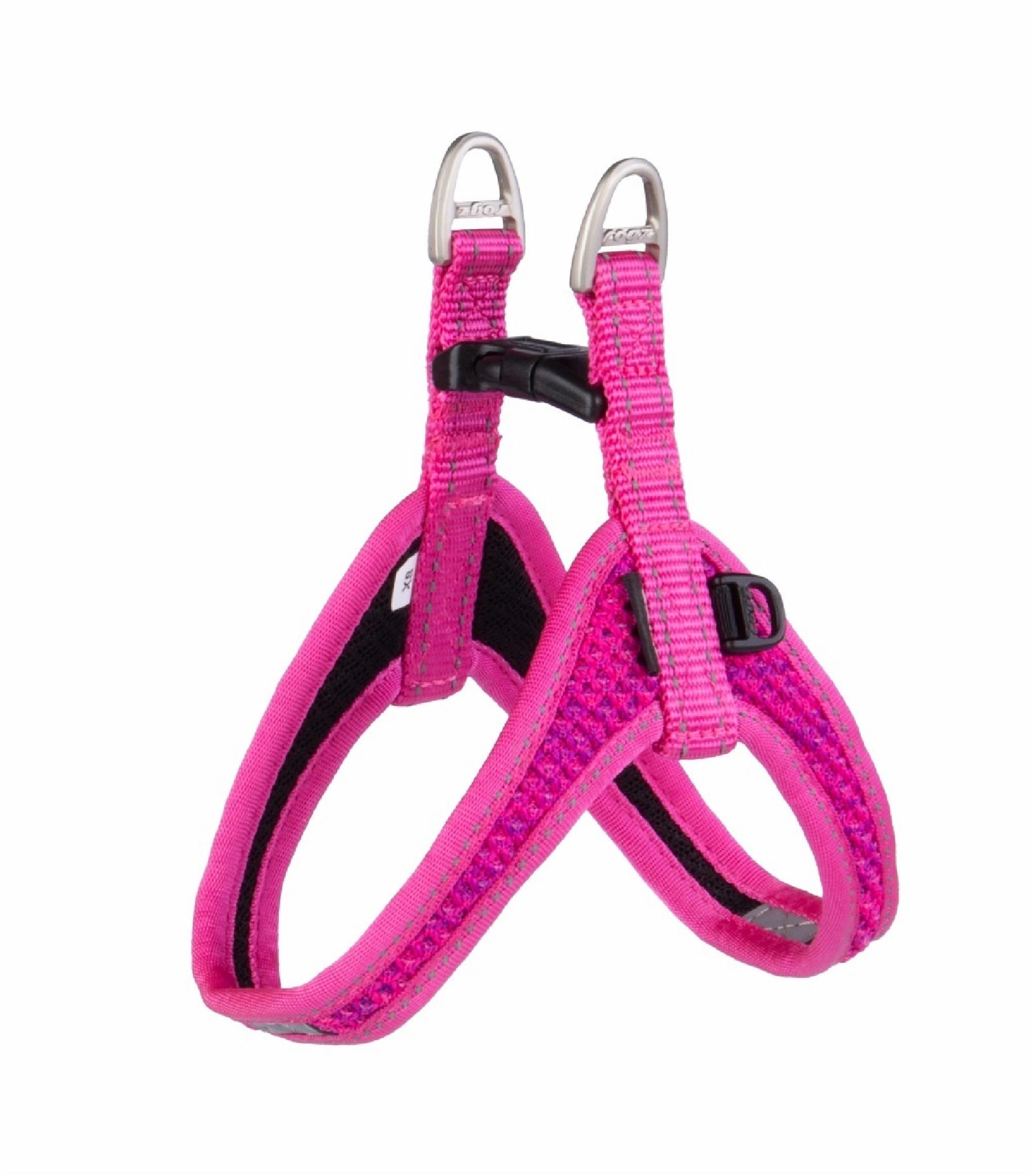 Rogz  Шлейка разъемная серия Utility размер SM (обхват 47 см) ширина 1,6 см розовый (FAST- FIT HARNESS) SJQ47K SJQ47K 0.07 кг 34464