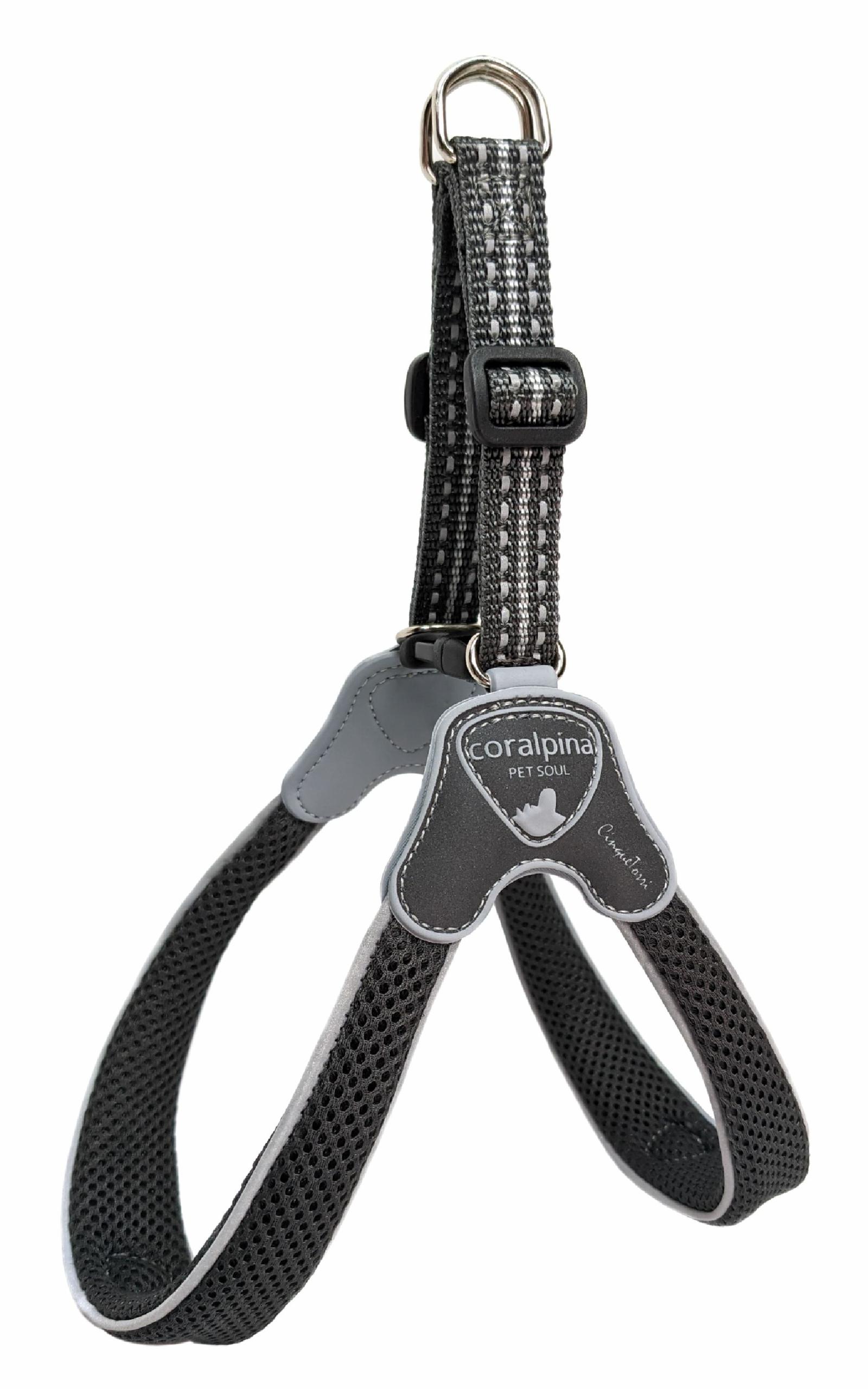 Cortina Мягкая шлейка Супер Комфорт черная  (обхват груди 40-50 см6-8 кг)  (Harness CINQUETORRI BLACK  SZ5) C100BG050 0.095 кг 48288