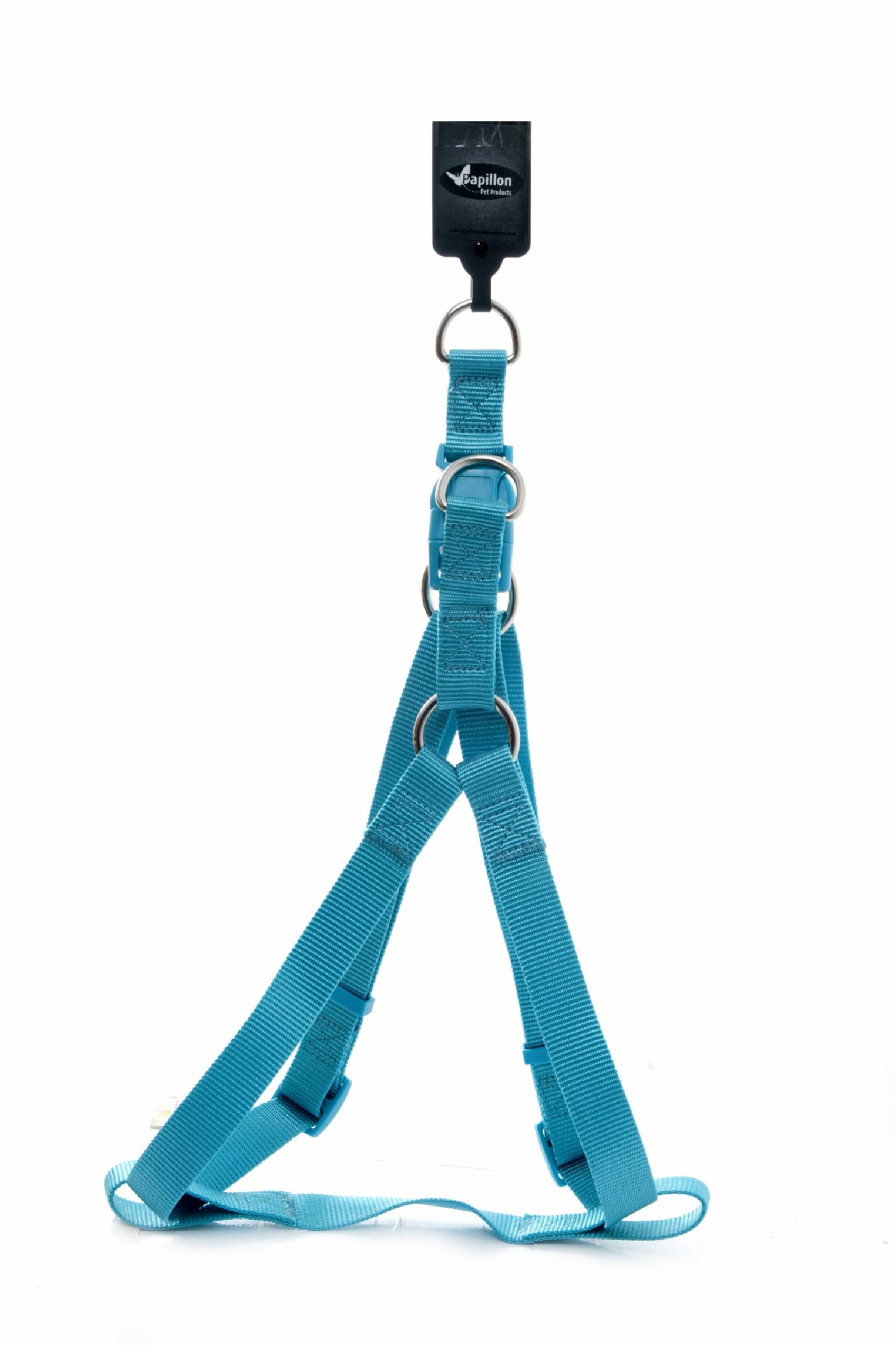 Papillon Нейлоновая шлейка 10мм-26-40см бирюзовый (Nylon harness 10 mm x 26 - 40 cm colour turquoise) 170413 170413 170413 0.033 кг 18554.10