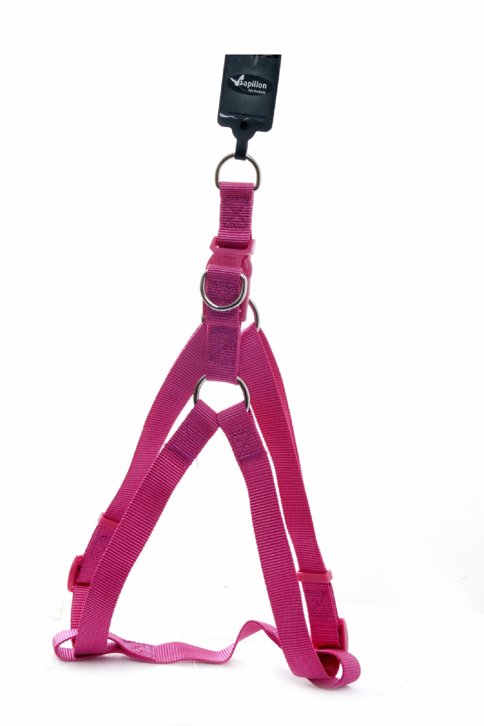 Papillon Нейлоновая шлейка 10мм-26-40см розовый (Nylon harness 10 mm x 26 - 40 cm colour purple) 170405 170405 170405 0.033 кг 18552.10