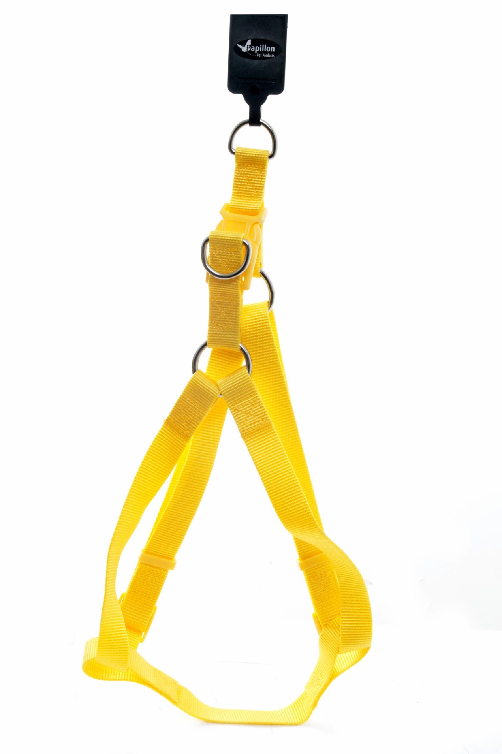 Papillon Нейлоновая шлейка 15мм-35-60см желтый (Nylon harness 15 mm x 35 - 60 cm colour yellow) 170410 170410 170410 0.066 кг 18553.15
