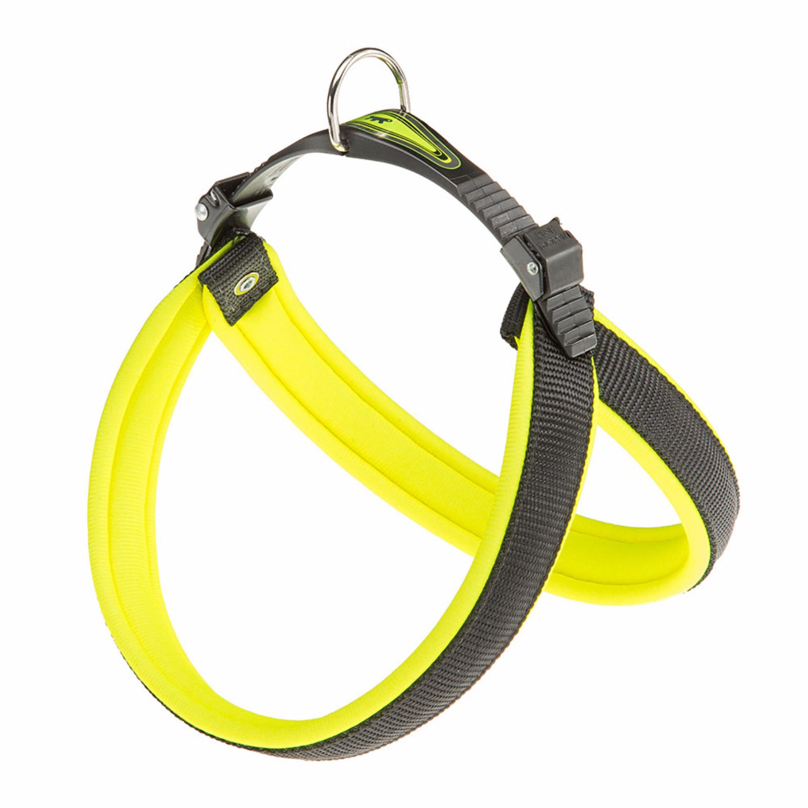 Ferplast Шлейка AGILA FLUO 2 желтая (обхват шеи 32см обхват груди - 50 см) до 6кг 75449228 0,040 кг 62596