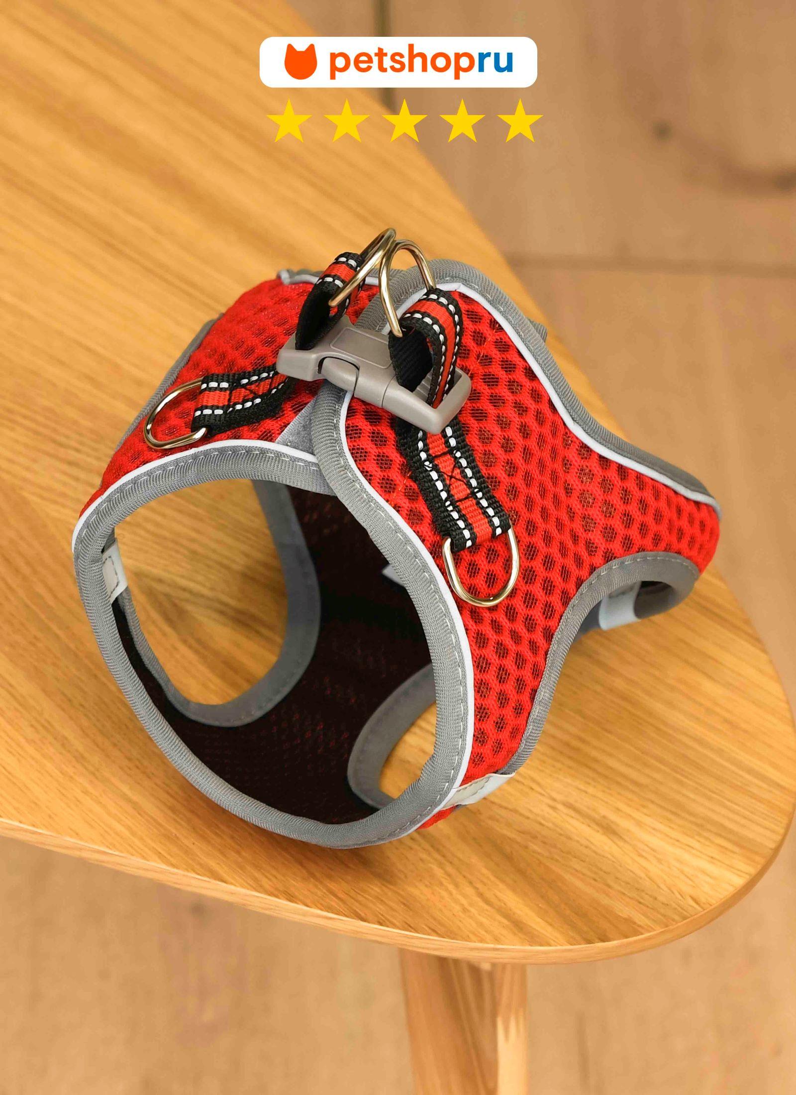 PETSHOP Шлейка для собак L цвет в ассортименте PS158 0.100 кг 67483
