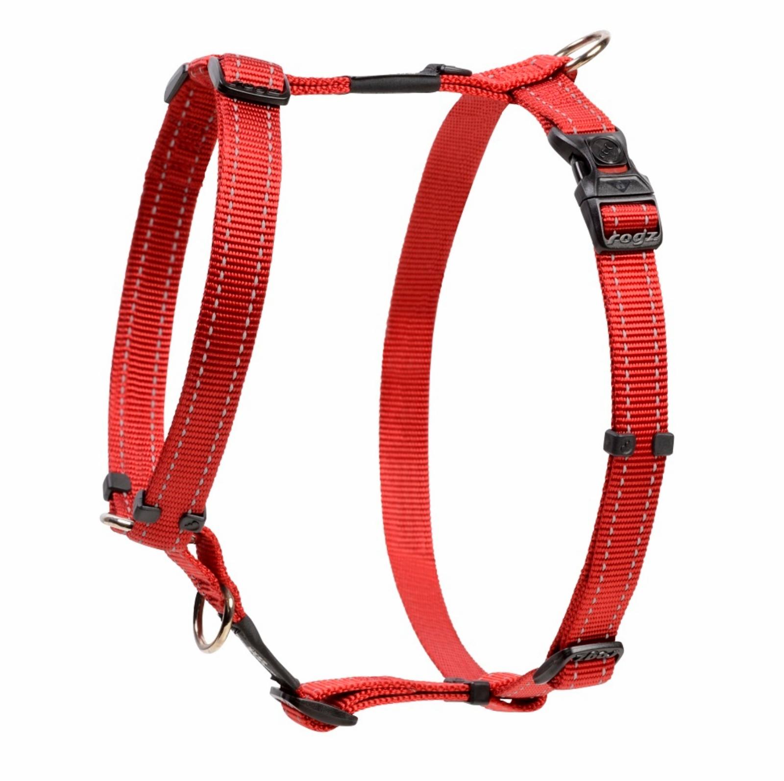 Rogz Шлейка серия Utility размер M (32-52см) ширина 1,6 см красный (H-HARNESS) SJ11C 0,070 кг 47450