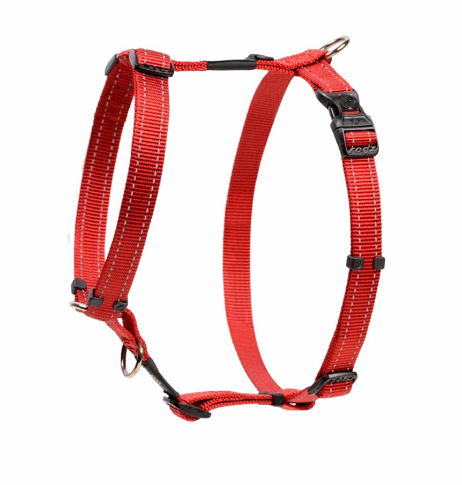 Rogz Шлейка серия Utility размер M (32-52см) ширина 1,6 см красный (H-HARNESS) SJ11C 0,070 кг 47450