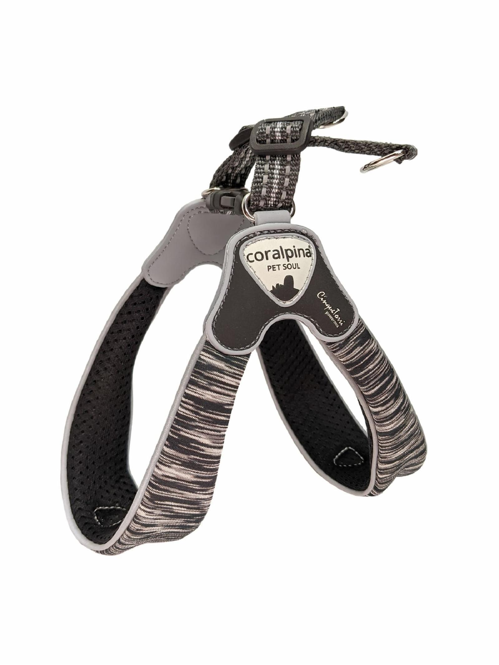 Cortina Мягкая шлейка POWERMIX темный меланж (обхват груди 40-50 см6-8 кг) (Harness Powermix DARK MELANGE SZ 5) C120DM050 0,095 кг 56818