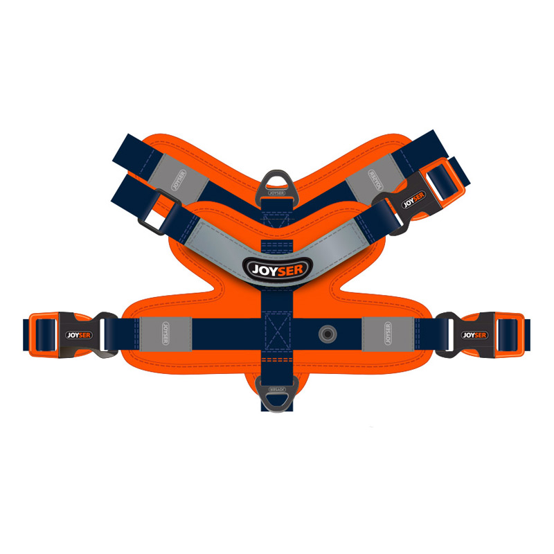 Шлейка для собак JOYSER Walk Soft Harness M оранжевая, 8038J