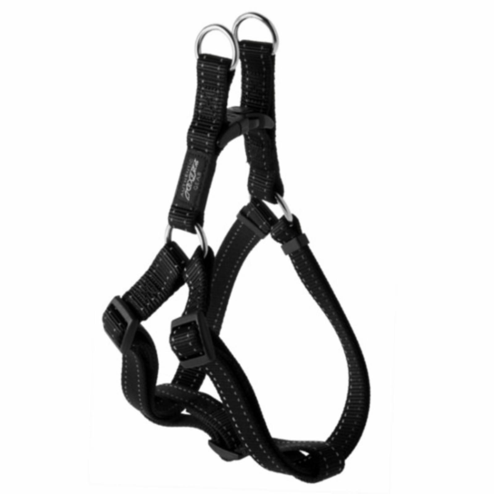 Rogz Шлейка разъемная  серия Utility размер S (27-38см) ширина 1,1 см черный (STEP IN HARNESS) SSJ14A 0,030 кг 47385