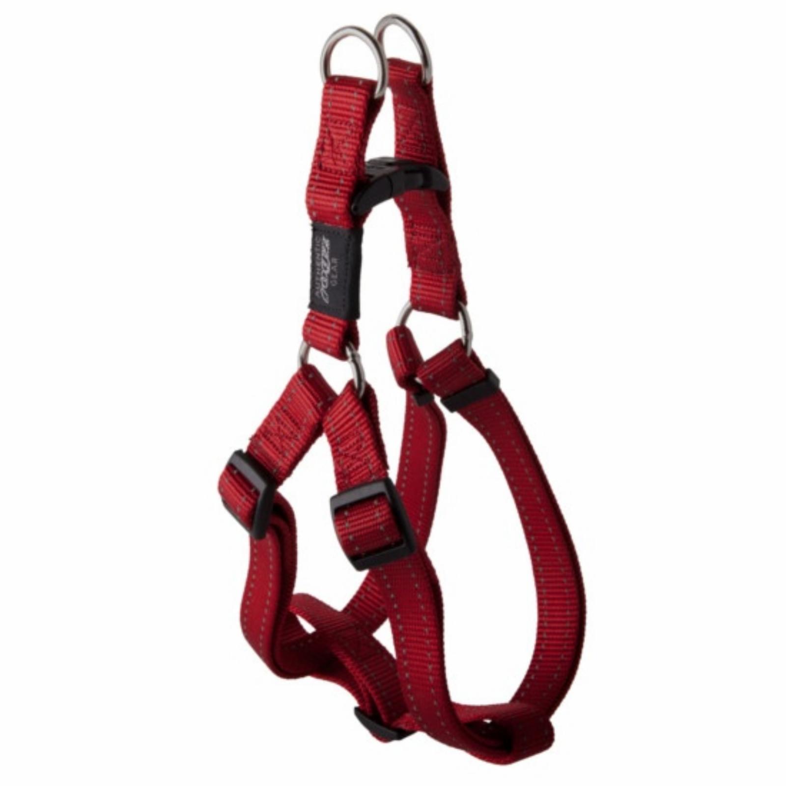 Rogz Шлейка разъемная  серия Utility размер XL (67-103см) ширина 2,5 см красный (STEP IN HARNESS) SSJ05C SSJ05C 0.070 кг 47714
