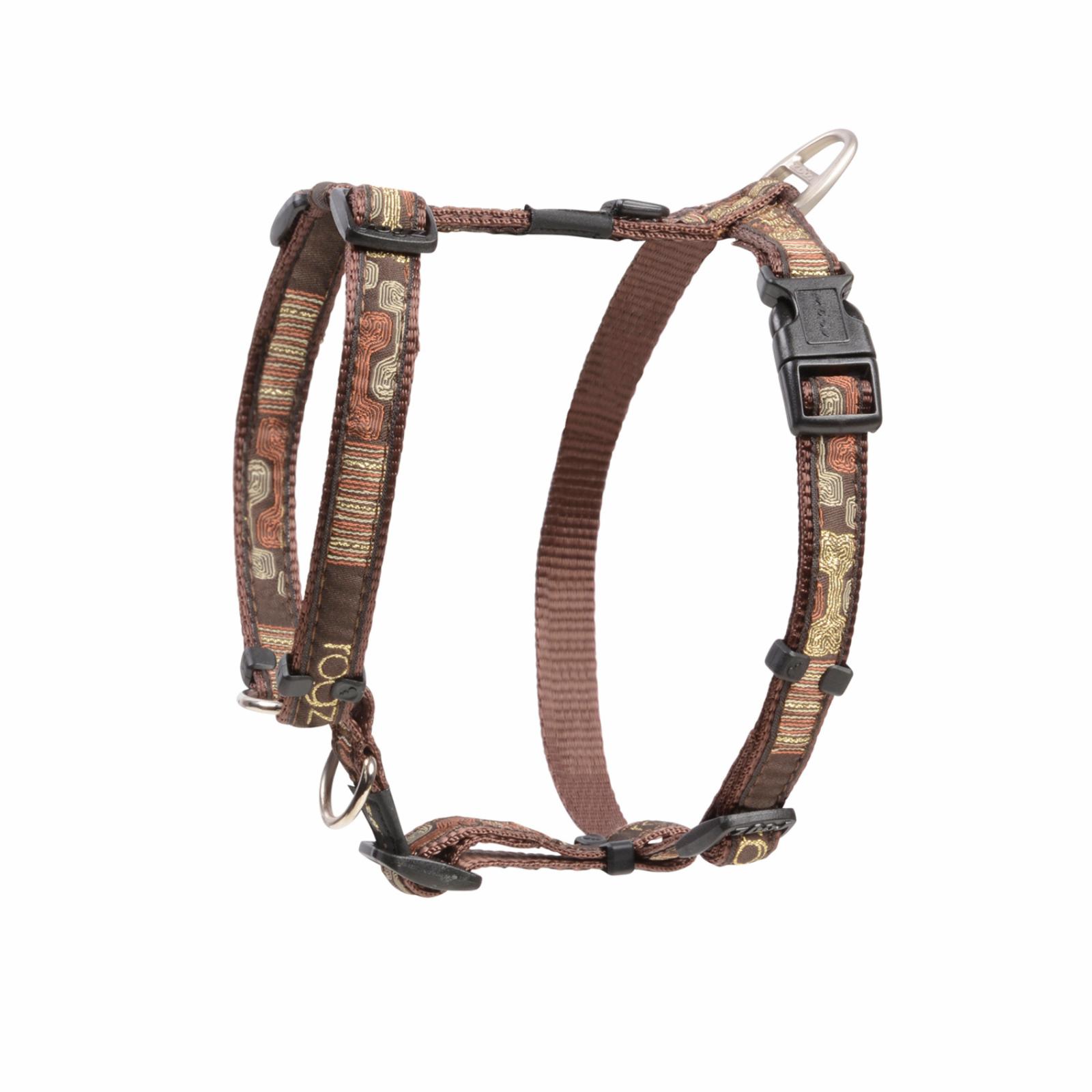 Rogz Шлейка серия Fancy dress размер S (23-37см) ширина 1,1 см  Кофейные косточки (H-HARNESS) SJ01CE 0,030 кг 48092
