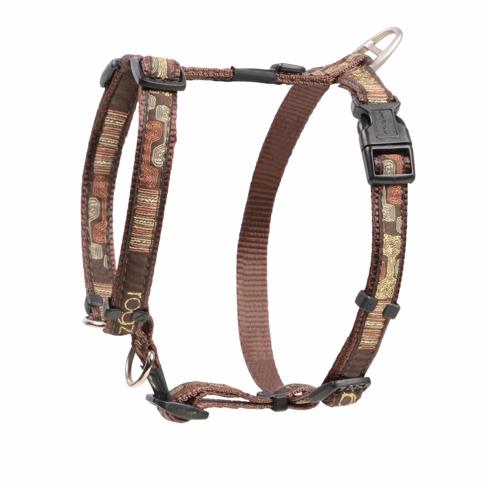 Rogz Шлейка серия Fancy dress размер S (23-37см) ширина 1,1 см  Кофейные косточки (H-HARNESS) SJ01CE 0,030 кг 48092