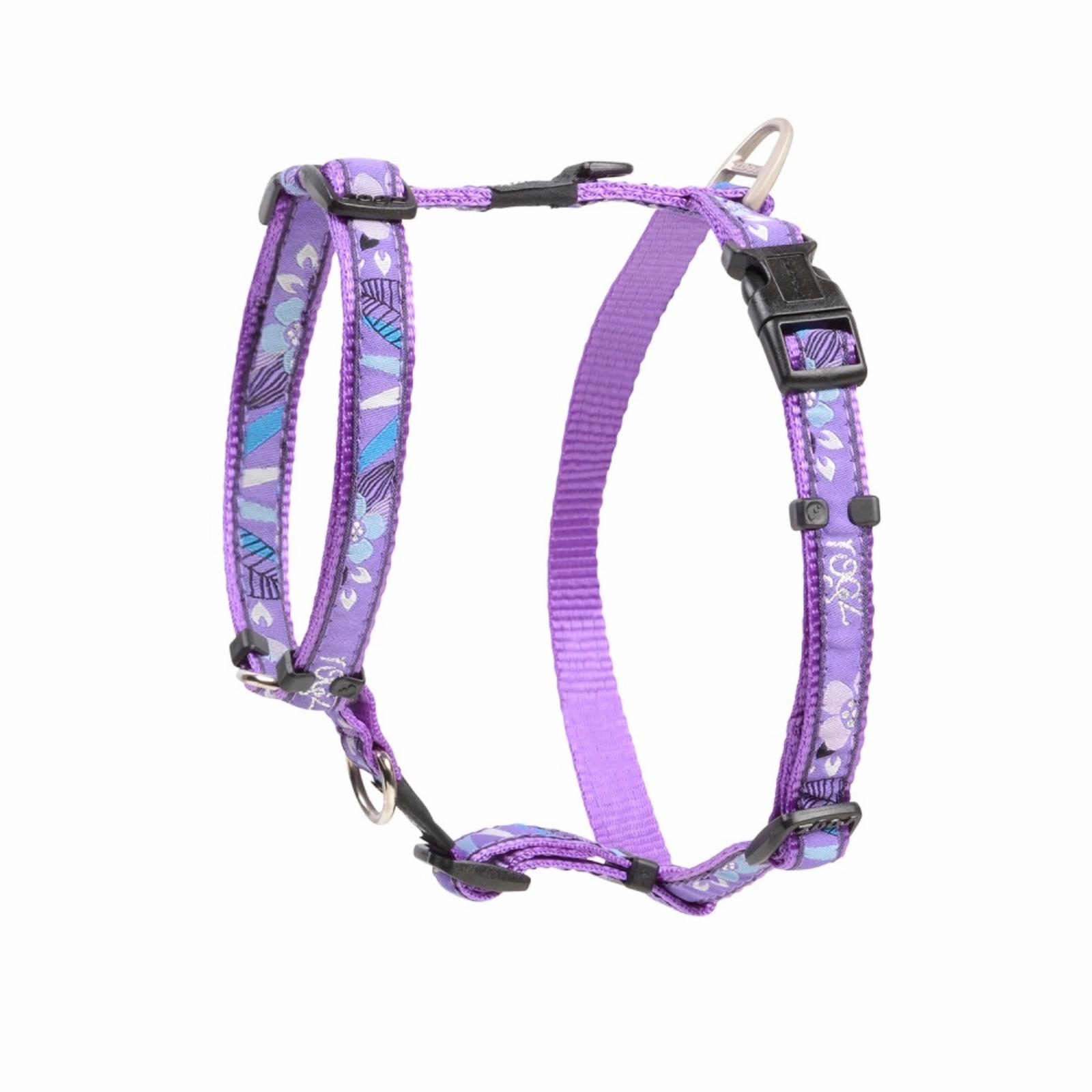 Rogz  Шлейка серия Fancy dress размер XL (60-100см) ширина 2,5 см  Фиолетовый лес (H-HARNESS) SJ02CH SJ02CH 0.23 кг 48576
