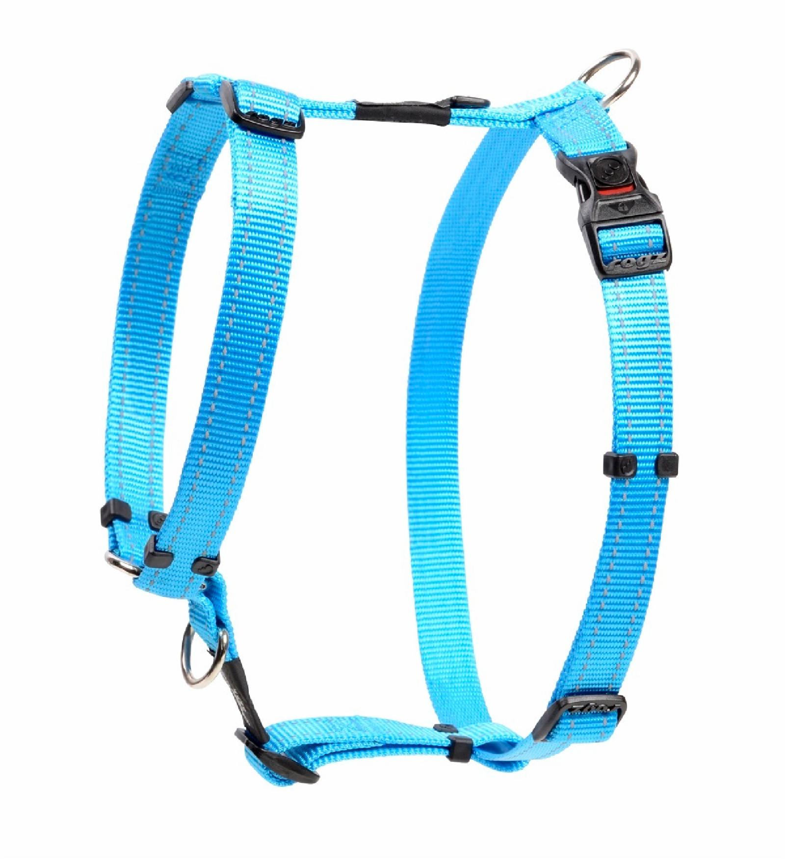 Rogz Шлейка серия Utility размер L (45-75см) ширина 2 см голубой (H-HARNESS) SJ06F 0,130 кг 47664