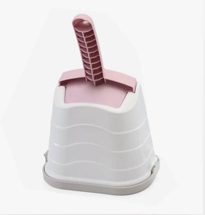 IMAC совочек для туалета на подставке ROMEO 28 см, нежно-розовый