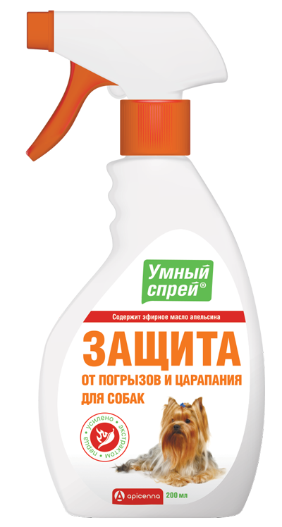 Apicenna Умный Спрей защита от погрызов и царапания для собак 0.200 кг 41099