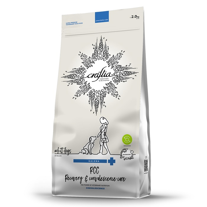         [36911]  Ветеринарная диета CRAFTIA GALENA DOG RECOVERY&CONVALESCENCE CARE РекавериэндКонвалесенс для собак поддержка в период восстановления и реабилитаци 2кг, 36911