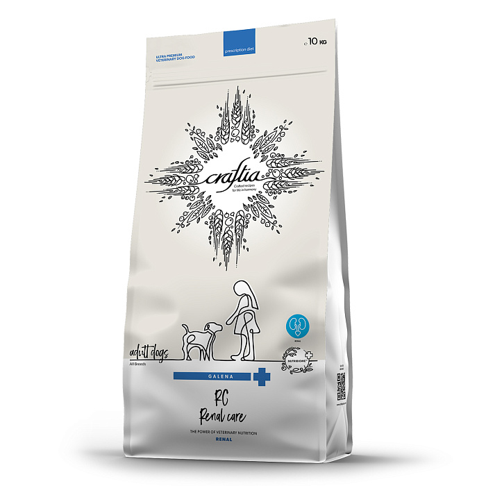 Ветеринарная диета CRAFTIA GALENA DOG RENAL CARE Ренал для собак при почечной недостаточности 10 кг, GAL5428358