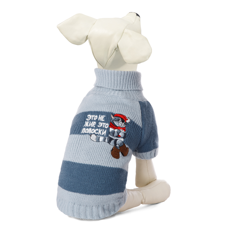 Triol СМФ ПРОСТОКВАШИНО Свитер Матроскин L серо-голубой дл.изделия по спине 35см, 12271671, 16801800100782