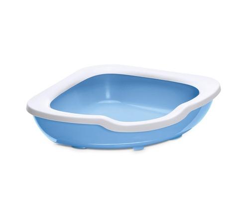IMAC Туалет-лоток для кошек угловой  светло-голубой 85483 0,875 кг 58853