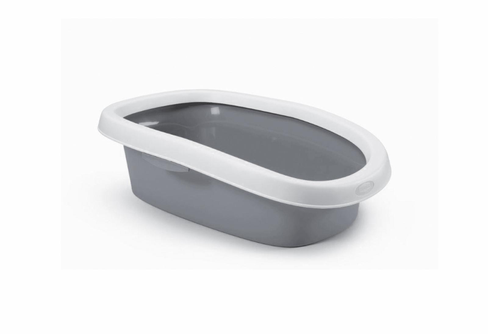 Stefanplast Туалет Sprint-10 с рамкой серый 31*43*14 (TOILETTE SPRINT 10 STONEBIANCO) 96581 96466 96466 1.000 кг 58230