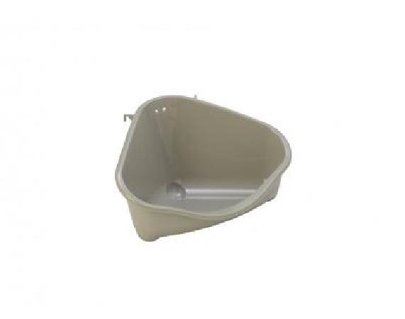 Moderna Туалет для грызунов pets corner угловой средний 35х24х18 теплый серый (pets corner medium) . 0,200 кг 24697.сер2