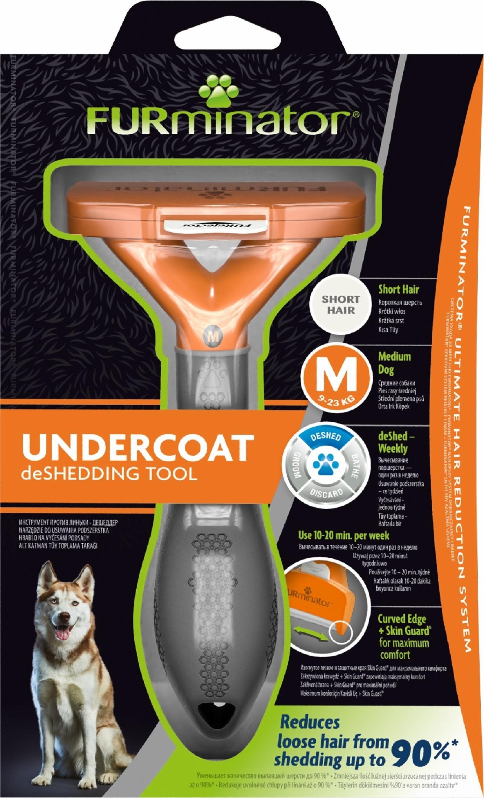 FURminator Фурминатор M для средних Собак с короткой шерстью 141372 0.226 кг 37067