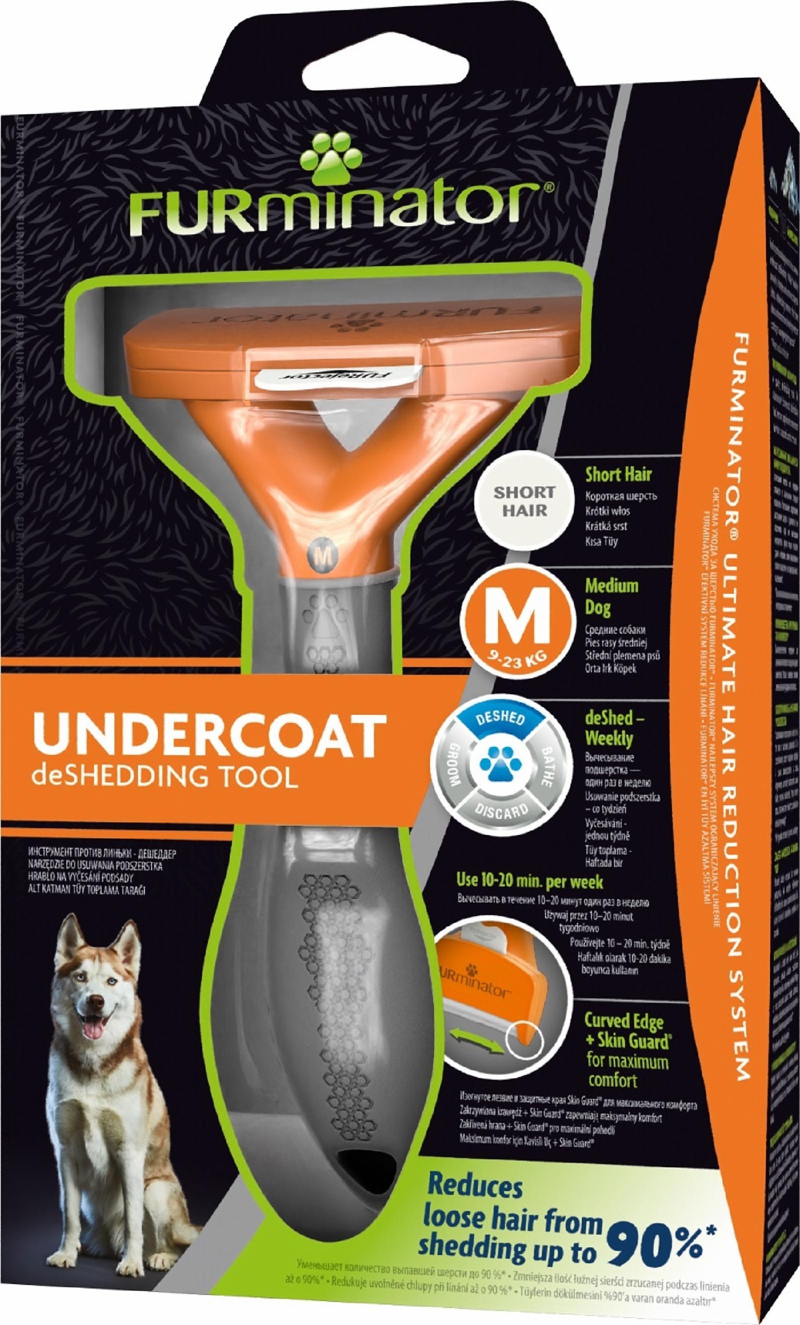 FURminator Фурминатор M для средних Собак с короткой шерстью 141372 0.226 кг 37067