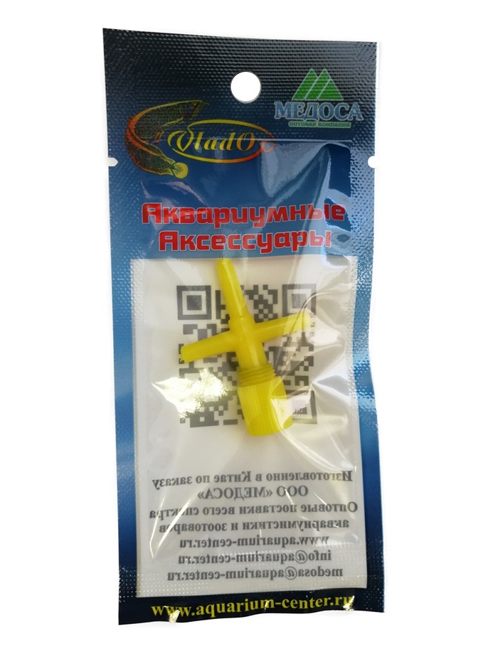             [36764]  VladOx Краник тройник в упаковке  130, 36764