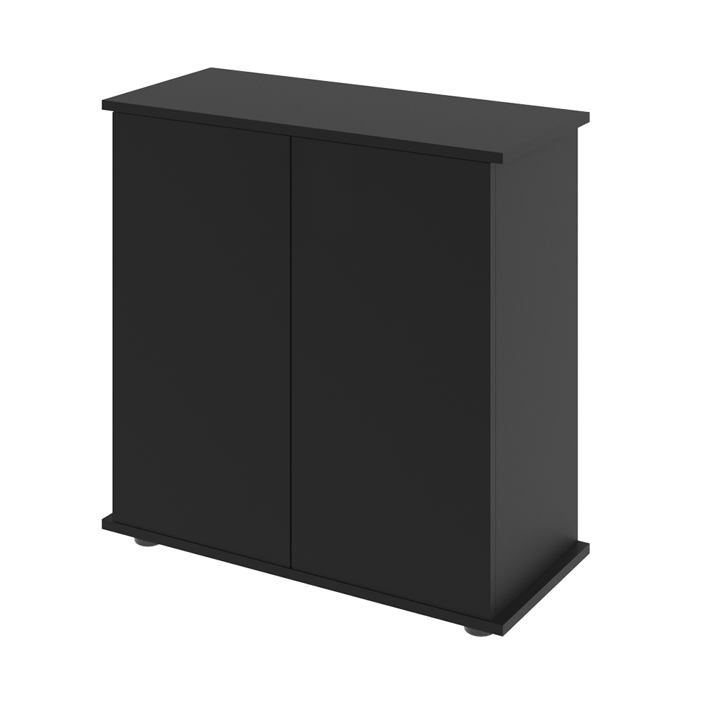 Подставка AquaPlus 70 (710*310*720) две дверки ДСП, черная, в коробке 