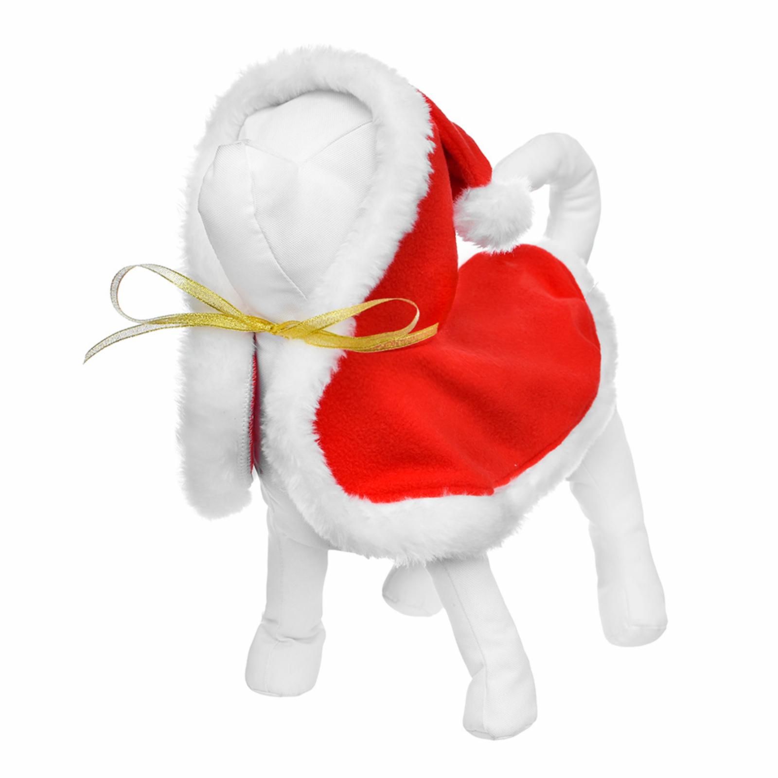 Tappi одежда Новогодняя накидка Клаус красная размер M (Ош - 30-45см) 28то22 0,100 кг 61986