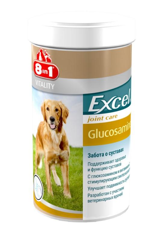 8 в 1 Кормовая добавка для собак для поддержания здоровья суставов (Excel Glucosamine) 110 табл. 121596 0,350 кг 56060